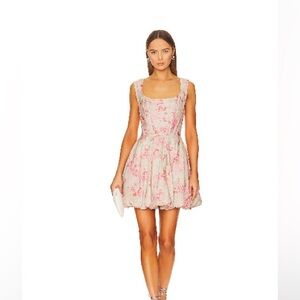 Piper mini dress is summer meadow